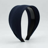 Bandeau cheveux sur fond grise - bleu