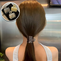 Pince cheveux MetalTwist assurant une tenue ferme sur cheveux longs.